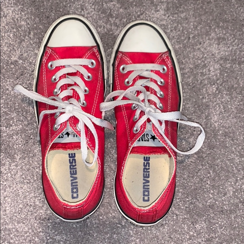 Red converse
